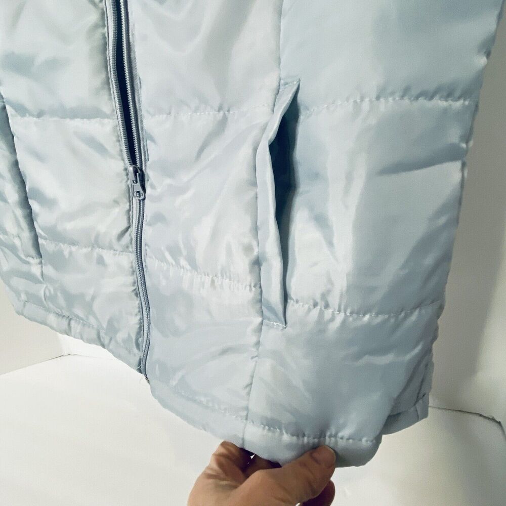 Jackson Hole Women's Baby Light Blue Quilted Puffer Ski Vest Size Large - Picture 2 of 8